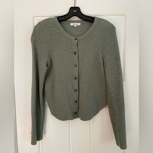 Madewell size M moss green cardigan